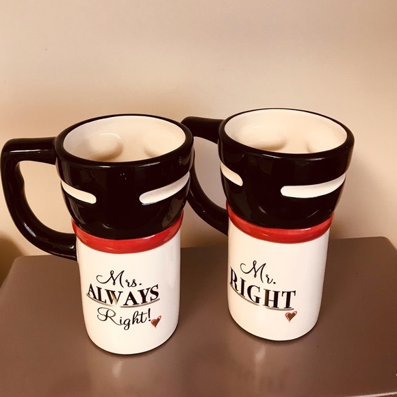 Mr RIGHT ♥️ AND MRS ALWAYS RIGHT ♥️ coffee Mug/cup - Picture 2 of 6